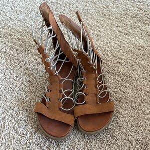 Women's MIA Tan Gladiator Sandals